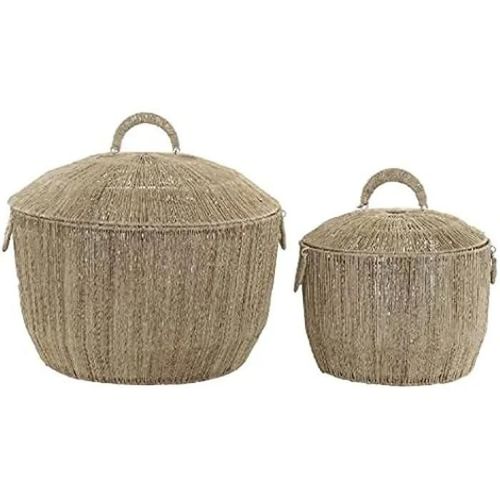 Ensemble De Paniers - Dkd Home Decor - Standard - Métal - Multicolore - 51x51x48 Cm