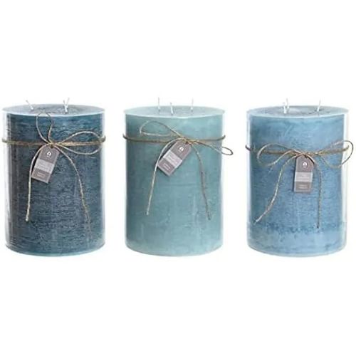 Bougie parfumée - DKD HOME DECOR - Estándar - Cire et aluminium - Couleurs variées - 14,5 x 20 x 14,5 cm