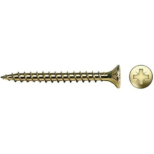 Vis bois - CELO - Velox 2.5 x 17 mm - Bichromaté - Filetage Velox -...