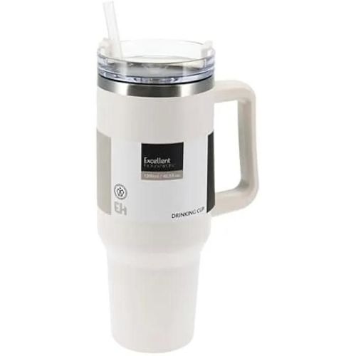Mug - Koopman - 1200ml - Acier Inoxydable - 5 Couleurs - Isolation Thermique