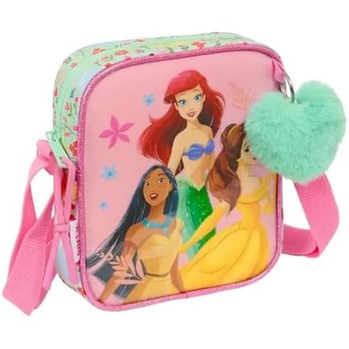 Petit sac à bandoulière - SAFTA - PRINCESAS DISNEY BLOOM - Confortable - Polyvalent - Zippé