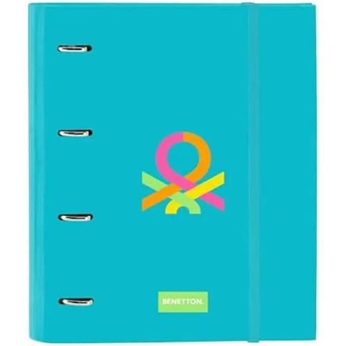 Classeur - Benetton - Summer - 4 Anneaux De 35 Cm - 100 Feuilles A4 - Couverture Rigide