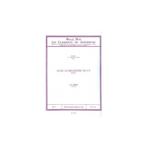 Johann Sebastian Bach : Bourrée Classiques No.8 - Conducteur Alto Saxophone And String Orchestra 9790046195334 Al19533