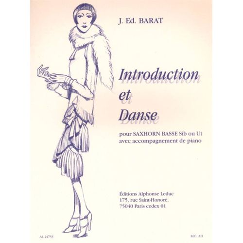 Jaques Ed. Barat : Introduction And Danse - Recueil Tuba Et Piano 9790046247538 Al24753