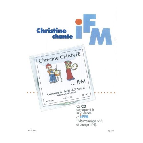 Serge Lecussant : Chante I F M 2eme Annee Album Rouge Et Orange - Cd Chant 9790046293443 Al29344