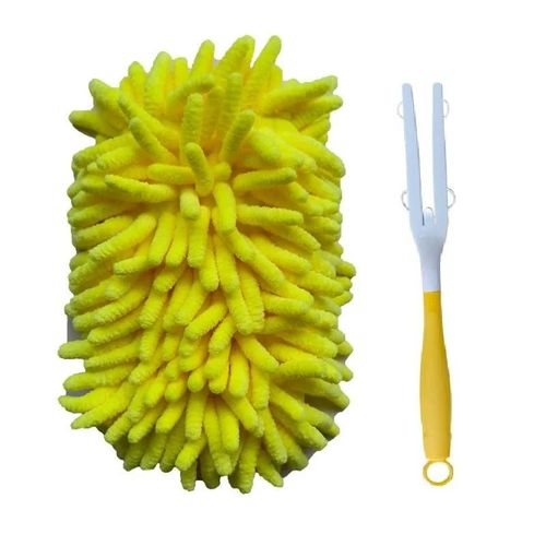 Recharge de plumeau réutilisable avec poignée, plumeau à main Swiffer, plumeau de ventilateur de plafond, tampon, remplacement domestique, gril, 360 rapMicrofiber-Y