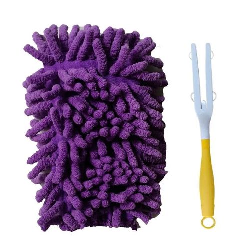 Recharge de plumeau réutilisable avec poignée, plumeau à main Swiffer, plumeau de ventilateur de plafond, tampon, remplacement domestique, gril, 360 rapMicrofiber-Z