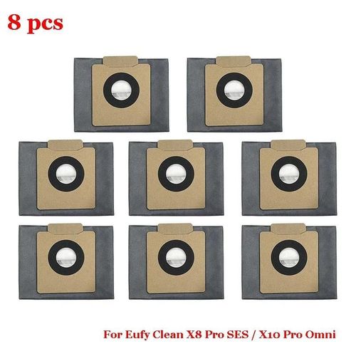 Sac à poussière pour aspirateur robot Omni Fy Clean, pièce de rechange, X8, X8 Pro, SES, X10, X10 Pro, Auto-AfricStation, accessoires-8 pcs