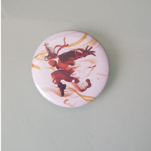 Rashid, Le Combattant Arabe Au Style De Combat Acrobatique - Badge 58 Mm