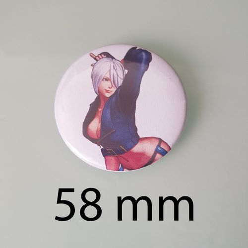 Angel, La Combattante Aux Mouvements Fluides De King Of Fighters - Badge 58 Mm