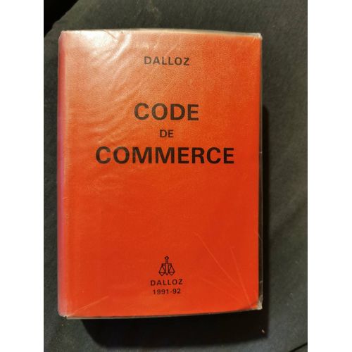 Code De Commerce. Dalloz 1995-96.