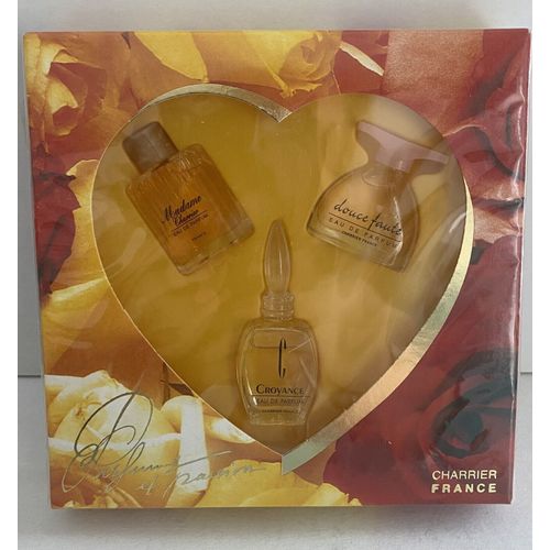 Miniature Parfum Coffret De 3 Miniatures Parfums Et Passion Sous Blister Pleines ( Charrier )