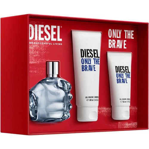 Only The Brave Coffret Eau De Toilette Spray 75 Ml + Gel Douche 100 Ml Et 50 Ml 