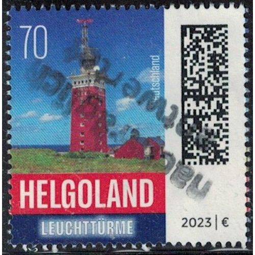 Allemagne 2023 Oblitéré Used Phare Heligoland Helgoland Leuchttürme Y&t De3555 Su