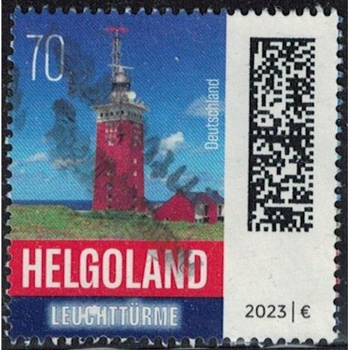 Allemagne 2023 Oblitéré Used Phare Heligoland Helgoland Leuchttürme Y&t De3555 Su