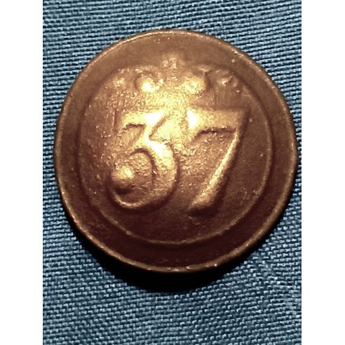 Ancienne Bouton "37" Militaire 1820-1844 France.