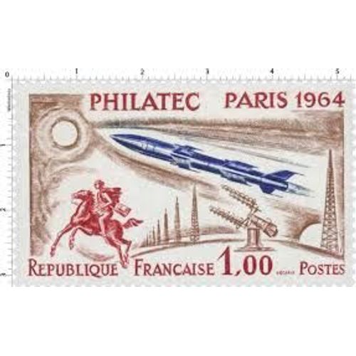 Exposition Philatélique Internationale (Philatec) À Paris Année 1964 N° 1422 Yvert Et Tellier Luxe