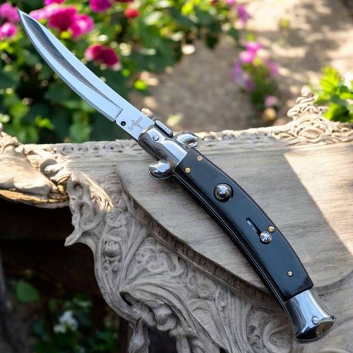 Couteau De Poche Automatique À Cran D'arrêt Neuf Marque Schlass