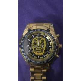 Haonb Montres Hommes, Crâne Mécanique Automatique
