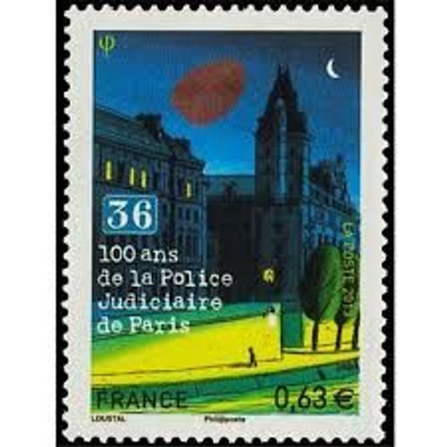 Centenaire De La Police Judiciaire De Paris : Quai Des Orfèvres Année 2013 N° 4796 Yvert Et Tellier Luxe