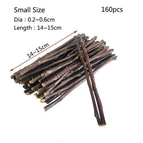 Lot De 20/40/80/100 Pièces De Broyage Des Dents De Hamster,Lapin,Pommier,Minorganisateur,Jouets En Pierre Molaire Pour Alberchilla,Accessoires Pour Animaux De Compagnie - Type Small 160pcs 