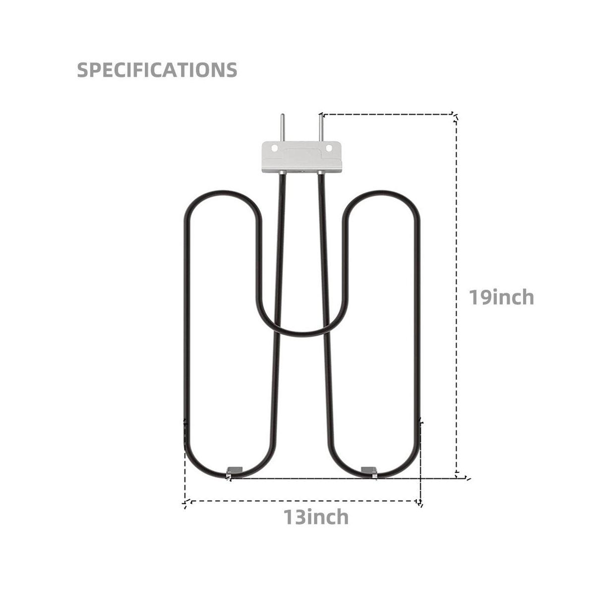 70127 LMents Chauffants pour Barbecue Q240 Q2400 Grills, 5...