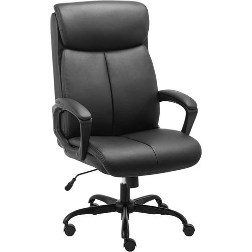 Chaise De Bureau,Fauteuil De Bureau,Siege D¿Ordinateur Rembourrée Épaisse,Chaise Ergonomique En Tissu Avec Haut Dossier,Soutien Lombaire Et Accoudoirs