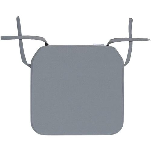 Coussin De Chaise D'Extérieur- Résistant À L'Eau- Idéal Pour L'Intérieur Et L'Extérieur,Jardin,Cuisine,Salle Àmanger,Terrasse- 1 Coussin De Chaise- Gris Foncé- 40X40X5cm