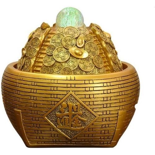 Fontaine De Table Fontaine À Circulation Salon Fortune-Making Creative Home Office Desktop Business Cadeaux For Améliorer Le Feng Shui Fontaine De Décoration De Bureau À Domicile