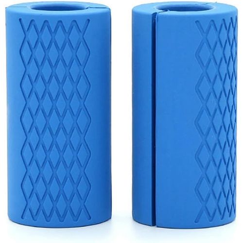 Lot De 2 Poignées De Barre De Gym En Silicone Pour Barres D'haltères Et Poignées D'haltères,Poignées Épaisses Pour Haltérophilie