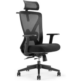 Chaise De Bureau Avec Appui-Tête Et Accoudoirs Fauteuil D¿Ordinateur Qualité