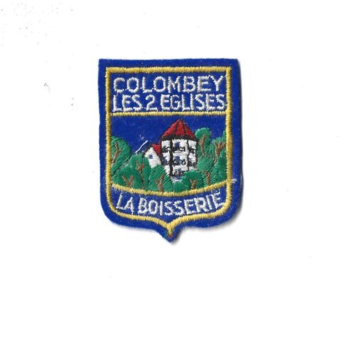 Ecusson Tissu Colombey Les Deux Églises