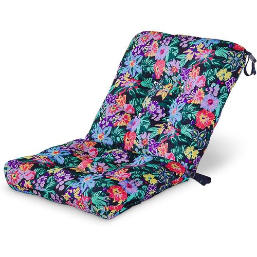 Vera Bradley Coussin De Chaise De Patio Résistant À L'Eau,53,3 X 48,3 X 57,1 X 12,7cm,Motif Fleurs Joyeuses