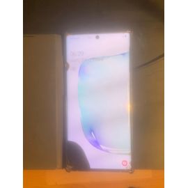 Je Vends Un Samsung Galaxy Note 10 Avec Un Écran Légèrement Endommagé, Le Téléphone Est Fonctionnel, Mis À Part L'écran, Parfait État, Pas De Verrous, Pas De Code Pin Ou Autre