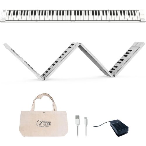 Blackstar Ba215010 Fp-88 Touch Touch 88 Touches Tactile Blanc Portable Pliable Piano Numérique Contrôleurmidi Usb Avec Batterie Rechargeable