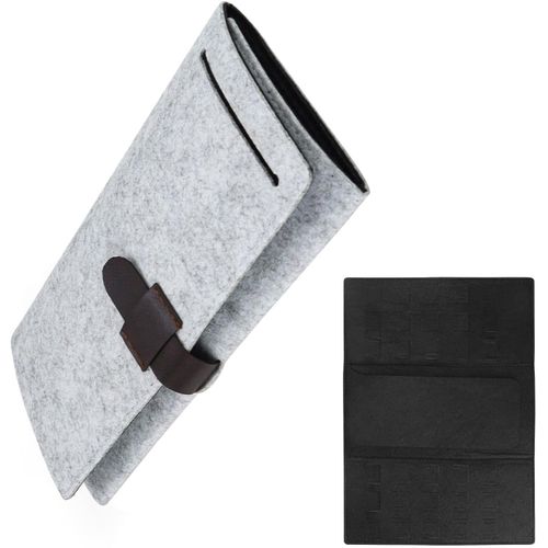 Pochette Bijoux Voyage Pliable,Feutre Boite Bijoux Voyage Feutre,Boite A Bijoux De Voyage,Pour Ranger Bagues,Colliers,Bracelets