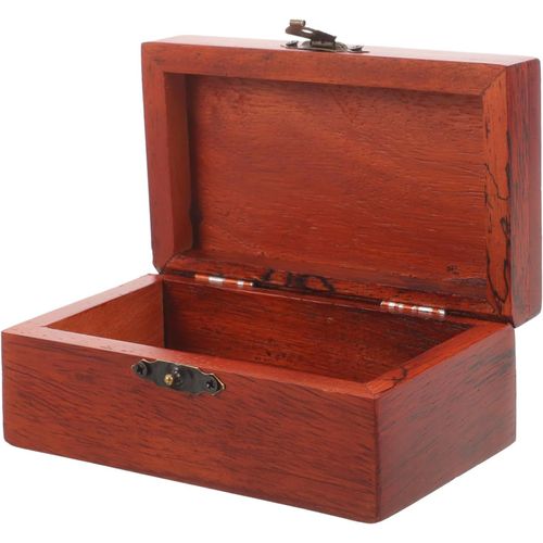 Boîte À Bijoux En Acajou Stockage Des Boîtes Àmémoire Coffre Au Trésor Vintage Coffret À Bibelots Vintage Organisateur De Stockage De Bijoux Support En Bois Souvenir Ancien Voyage
