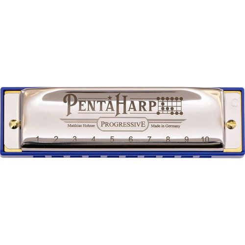 Pentaharp Harmonica Enmimineur En Acier Inoxydable(M21bx-Em)
