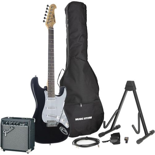 St Black & Fender Frontman- Pack Guitare Electrique-Set