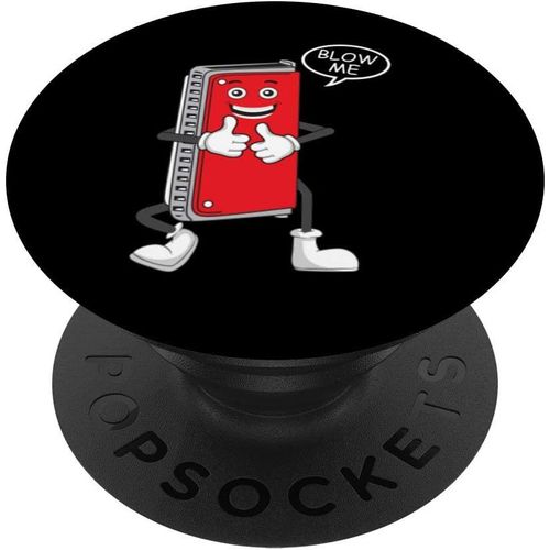 Joueur D'harmonica Bluesmusicien Orchestre Popsockets Popgrip- Support Et Grip Pour Smartphone/Tablette Avec Un Top Interchangeable