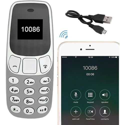 Petit Téléphone Portable,Petit Téléphone Portable|Téléphonesmobilesminiatures Avec Lecteurmp3,Téléphonesmobiles De Poche Pour,Personnes Âgées,Adultes Pour Lamaison,Les Voyages