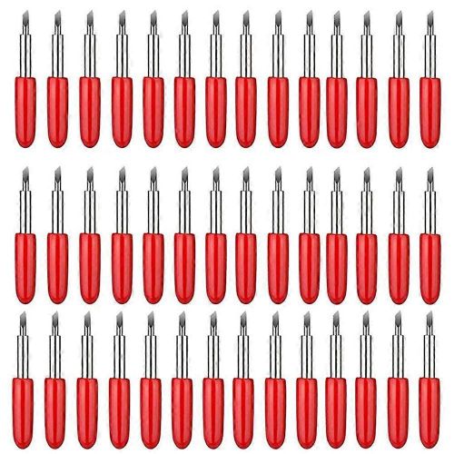 40 lames, compatibles avec pour le cutter, lame de rechange de coupe à 45 degrés