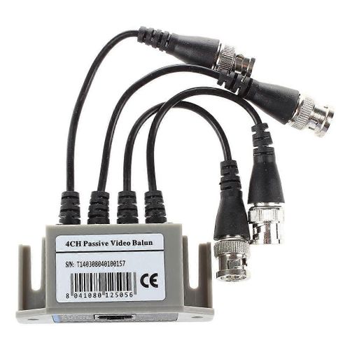 Émetteur 4 canaux de balun vidéo BNC UTP CAT5 pour CCTV/caméra de surveillance tendance