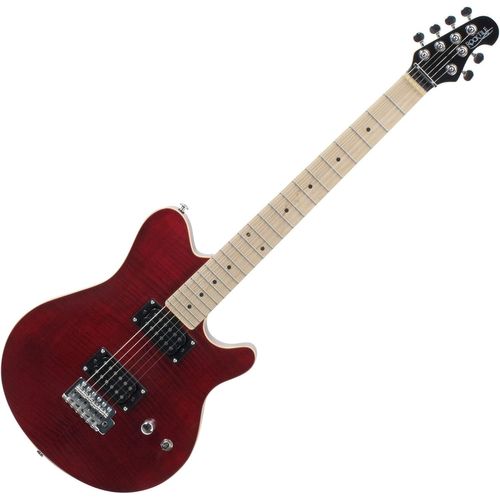 Promm150-Tr Guitare Eléctrique Transparent Red