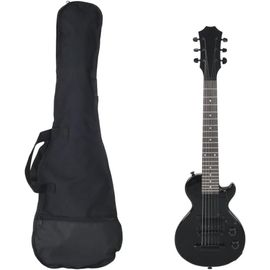 Guitare Électrique Pour Enfants Avec Sac Noir 3/4 30