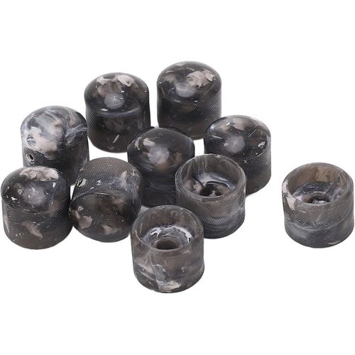 Boutons De Contrôle Du Volume En Forme De Dôme En Plastique Pour Guitare Électrique Et Basse,Avec Clé Hexagonale,Noir,Pièces De Rechange Pour Contrôle Du Volume