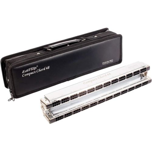 Clé D'harmonica D'accord De Groupe 48 De C Avec Étui,Harmonica Demise À Niveau Pour Adultes,Musiciens Professionnels Et Étudiants