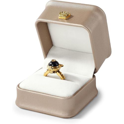 Boîte À Bagues- Boîte À Bijoux- Boîte Cadeau Pourmariage,Fiançailles,Demande Enmariage,Saint-Valentin(Or Rose)