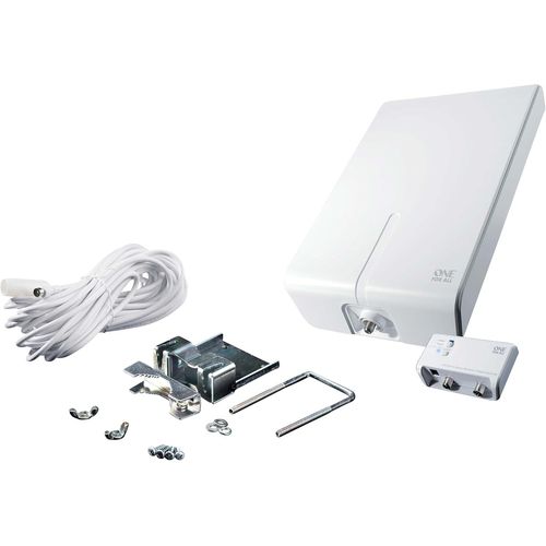 ¿ 3G/4G/5G- Bloque Les Signaux¿Antenne Tv Extérieure¿4K Ultra Hd Tv¿Signal Clear-Technologie¿Distance Aux Émetteurs 0¿50¿Blanc¿Sv9455-5G