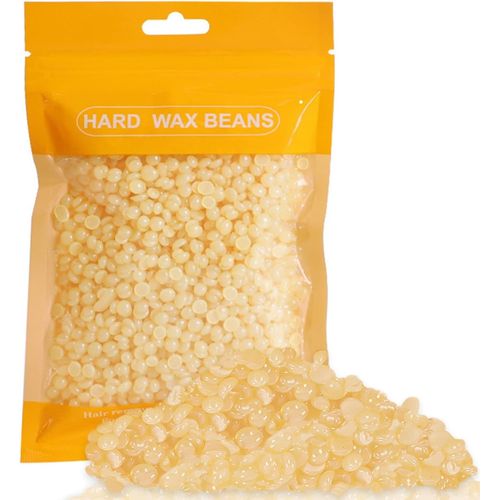 100g Bille De Cire Pour Épilation,Cire Pelable Sans Bande,Perles De Cire Epilation,Cire Epilation Sans Bande,Cire D'épilation En Douceur,Pour Épilation Complète Du Corps(Jaune Clair) 